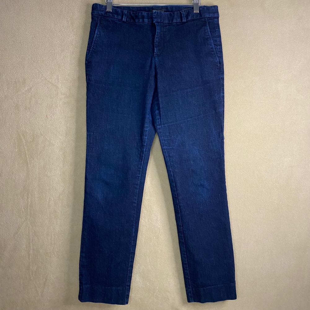 Banana Republic Ryan Fit Dark Wash Jeans Denim Pants Women's Size 8 Cotton Blend